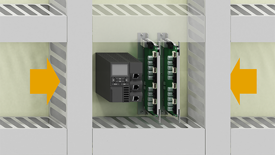 4-Axis Driver Installed in Control Cabinet