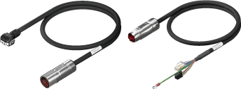 Industrial connection cables (USB type, circular connector type, exposed wiring type)