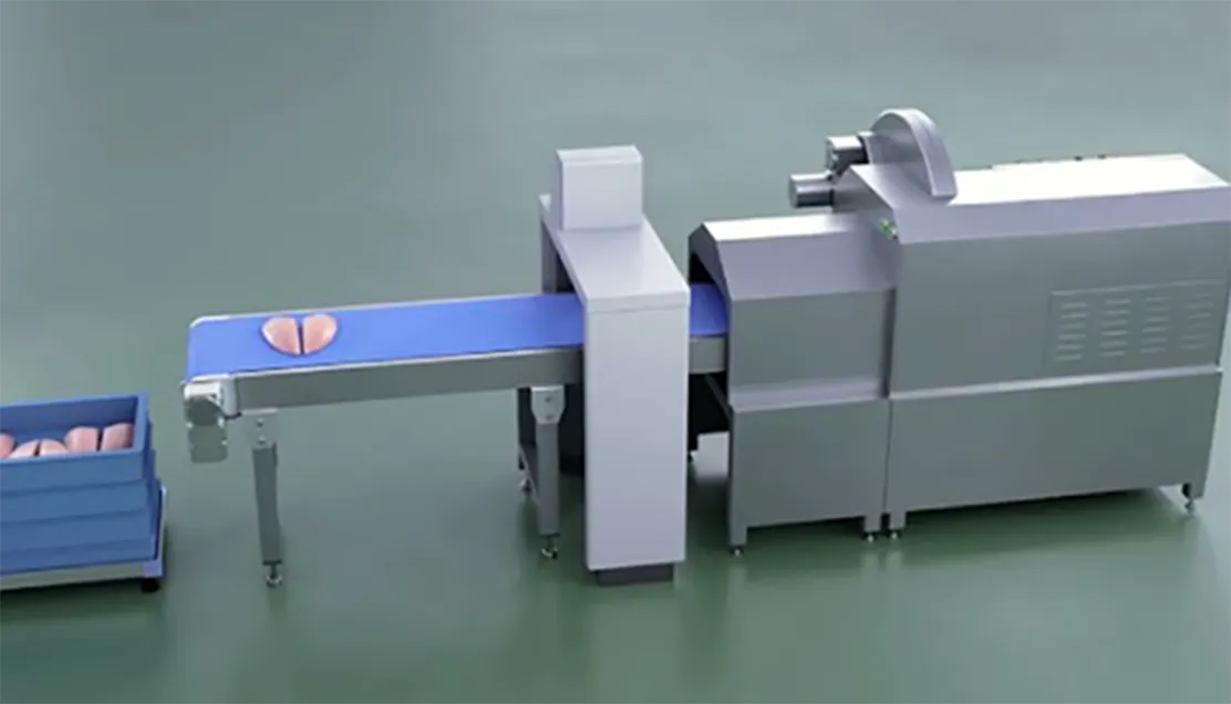 Image of the Stainless Steel Type Brushless Motor for Improved Reliability and Maintainability in Meat Processing Machinery